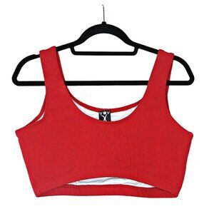NEW A Big Attitude ABA Red Sports Bra Full Coverage 1X NWT